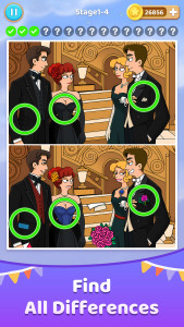 اسکرین شات 1 بازی Find Differences - Spot it
