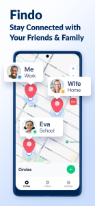 اسکرین شات 1 برنامه Findo: Find my Friends, Phone