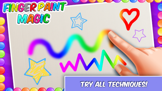 اسکرین شات برنامه Fingerpaint Magic Draw and Color by Finger 5
