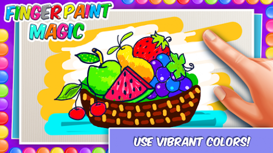 اسکرین شات برنامه Fingerpaint Magic Draw and Color by Finger 4