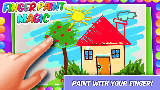 اسکرین شات برنامه Fingerpaint Magic Draw and Color by Finger 8