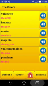 اسکرین شات 5 برنامه Learning Finnish language (les