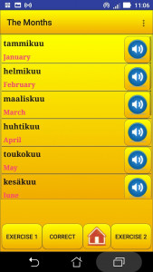 اسکرین شات 7 برنامه Learning Finnish language (les