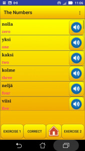 اسکرین شات 3 برنامه Learning Finnish language (les