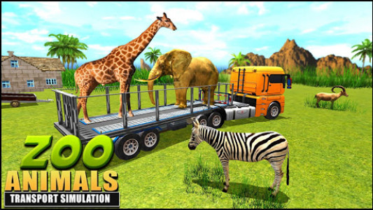 اسکرین شات بازی Zoo Animals Transport Simulation: Free games 2020 5