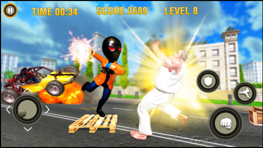 اسکرین شات بازی Super Hero fight game : spider boy fighting games 4