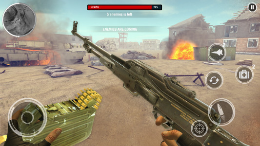 اسکرین شات بازی Wicked War Gun Shoot Simulator 3