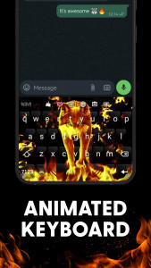 اسکرین شات 3 برنامه Fire Wallpaper Theme Lone Wolf