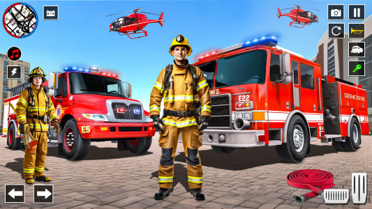 اسکرین شات 3 بازی Fire Truck Game: Rescue Sim