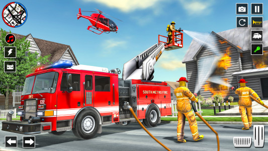 اسکرین شات 2 بازی Fire Truck Game: Rescue Sim