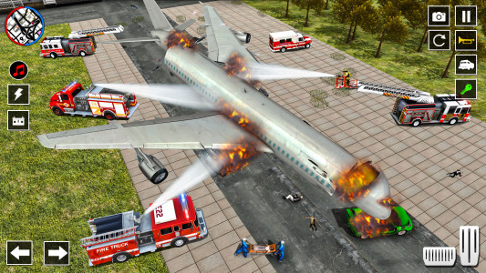 اسکرین شات 1 بازی Fire Truck Game: Rescue Sim