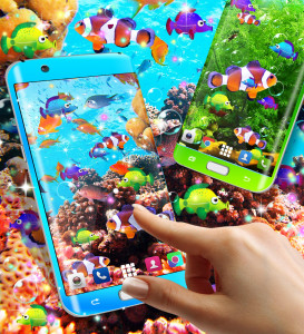 اسکرین شات برنامه Fish live wallpaper 5