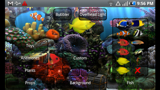 اسکرین شات برنامه Aquarium Free Live Wallpaper 5