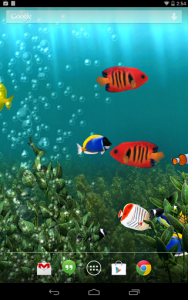 اسکرین شات برنامه Aquarium Free Live Wallpaper 7
