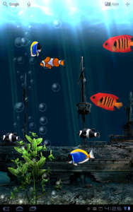 اسکرین شات برنامه Aquarium Free Live Wallpaper 8