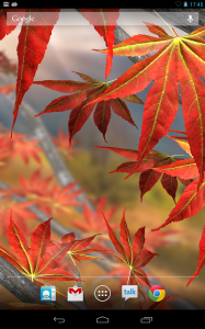 اسکرین شات برنامه Autumn Tree Free Wallpaper 2