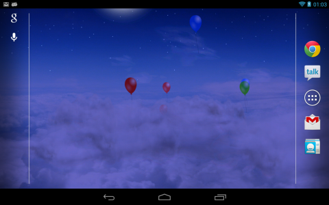 اسکرین شات برنامه Blue Skies Free Live Wallpaper 2
