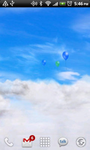 اسکرین شات برنامه Blue Skies Free Live Wallpaper 5