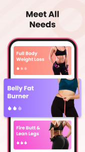 اسکرین شات 2 برنامه Home Workout : Fitme