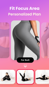 اسکرین شات 3 برنامه JustFit - Lazy Workout
