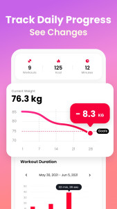 اسکرین شات 5 برنامه JustFit - Lazy Workout
