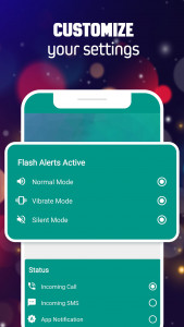 اسکرین شات 7 برنامه Flash Alerts: Calls & Messages