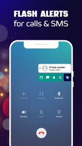 اسکرین شات 2 برنامه Flash Alerts: Calls & Messages