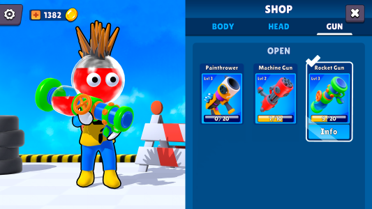 اسکرین شات 1 بازی Dye Hard - Color War