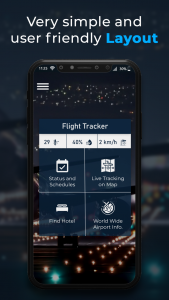 اسکرین شات برنامه Flight Tracker- Flight Radar 1