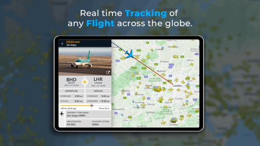 اسکرین شات برنامه Flight Tracker- Flight Radar 3