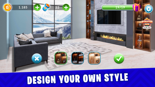 اسکرین شات بازی Makeover Empire: Coin & Design 2