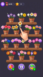 اسکرین شات 2 بازی Flower Merge - Sort Games