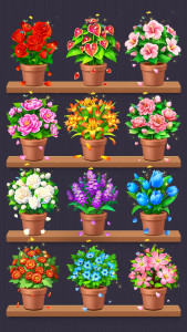 اسکرین شات 3 بازی Flower Merge - Sort Games