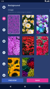 اسکرین شات 1 برنامه Flower Blossoms Spring Clock