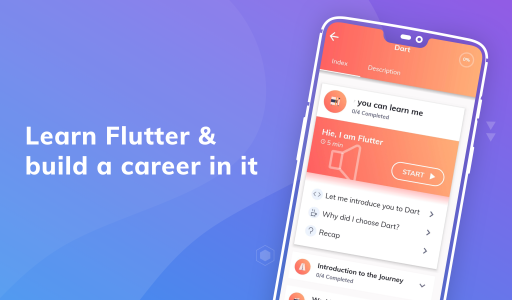 اسکرین شات 5 برنامه Learn Flutter with Dart