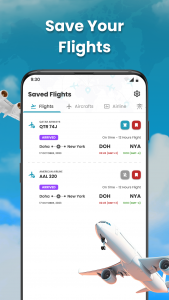 اسکرین شات برنامه Flymat: Live Flight Tracker 8