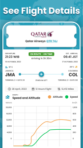 اسکرین شات 4 برنامه Flymat: Live Flight Tracker