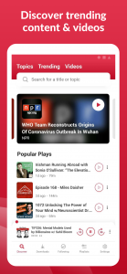 اسکرین شات برنامه Offline Podcast App: Player FM 4