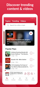 اسکرین شات 4 برنامه Offline Podcast App: Player FM