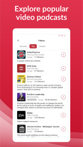 اسکرین شات 7 برنامه Offline Podcast App: Player FM