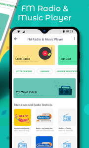 اسکرین شات برنامه FM Radio & Music Player : World Radio FM 3