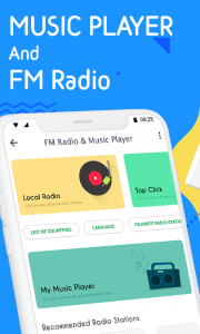 اسکرین شات برنامه FM Radio & Music Player : World Radio FM 1