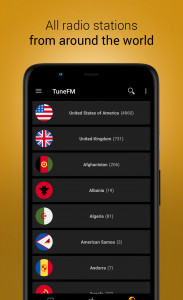 اسکرین شات برنامه Internet Radio Player - TuneFm 5