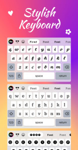 اسکرین شات برنامه Fonts Keyboard & Emoji No ROOT 3