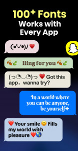 اسکرین شات برنامه Fonts Keyboard Themes & Emoji 2