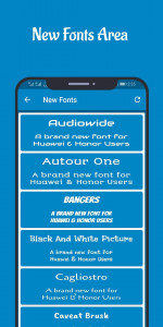 اسکرین شات 4 برنامه Font Manager for Huawei/Emui
