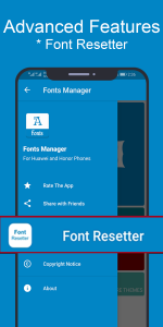 اسکرین شات 8 برنامه Font Manager for Huawei/Emui