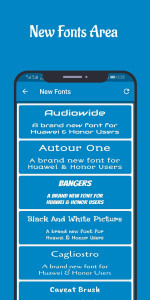 اسکرین شات 4 برنامه Font Manager for Huawei/Emui