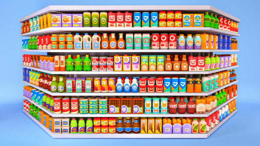 اسکرین شات 1 بازی Food Sort: Organizing Games