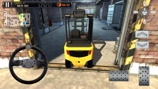 اسکرین شات بازی 3D Forklift Simulator Parking Games 2018 5